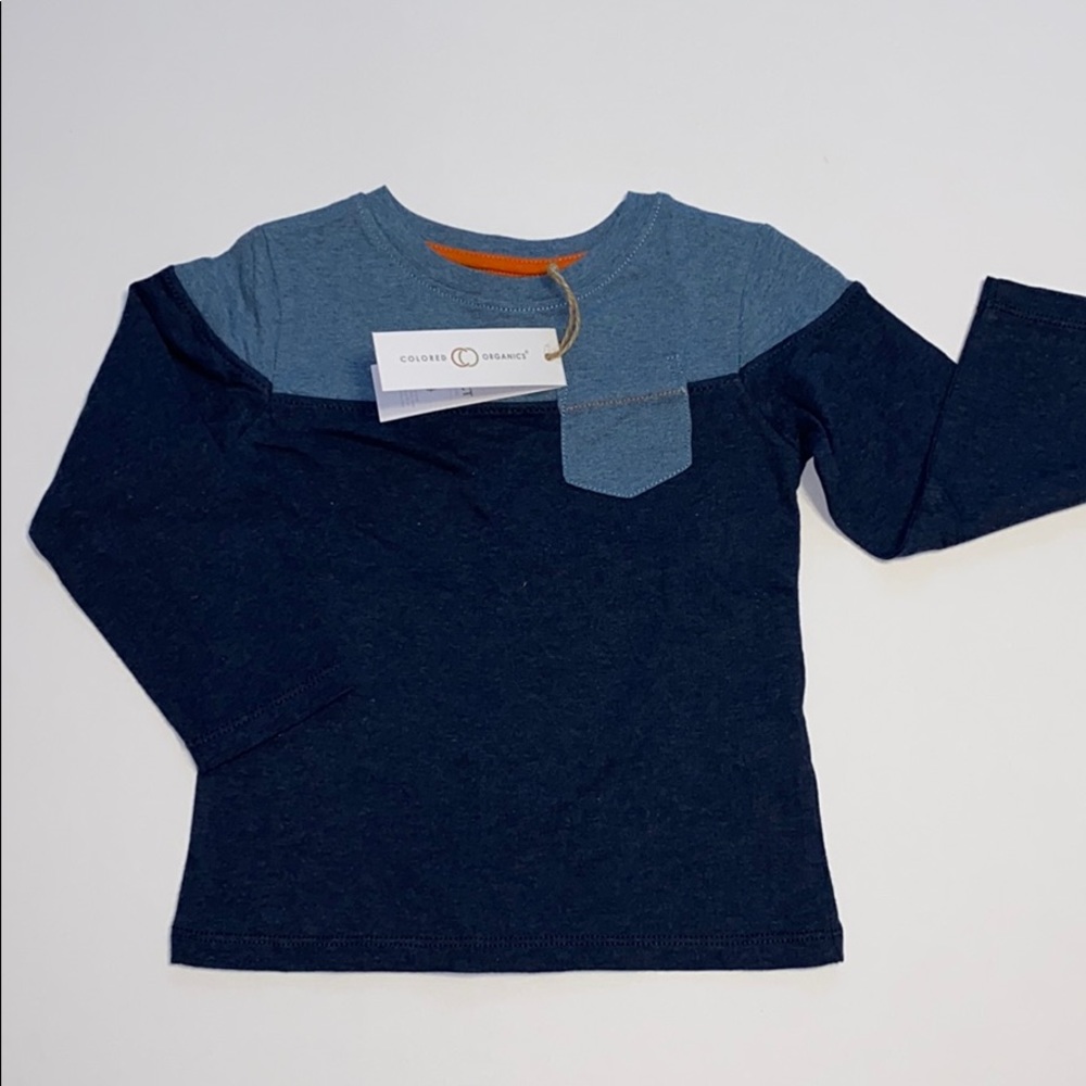 Boys block colored L/S shirt.